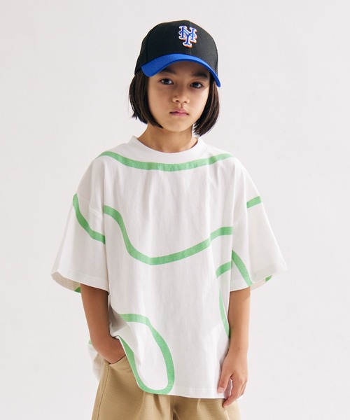 mini perhonen 幾何学模様 半袖Tシャツ ☆美品！ミナホルぺネン幾何学模様Tシャツ - メルカリ
