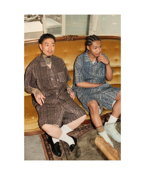 KEBOZ（ケボズ）の「PYTHON SHIRTS（シャツ/ブラウス・メンズ・チャコール/ブルー・M/L/2XL/XL）」の18枚目の写真