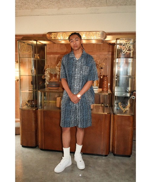 KEBOZ（ケボズ）の「PYTHON SHIRTS（シャツ/ブラウス・メンズ・チャコール/ブルー・M/L/2XL/XL）」の11枚目の写真