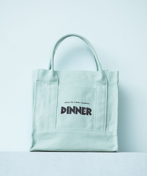 LAKOLE（ラコレ）の「キャンバス2WAYロゴトートバッグ / 572378（トートバッグ・レディース・ライトグレー/ブラウン/クリアグリーン/オフホワイト・FREE）」の4枚目の写真