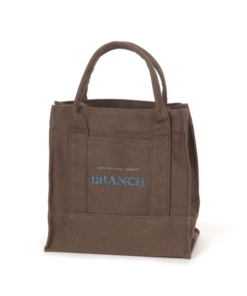 LAKOLE（ラコレ）の「キャンバス2WAYロゴトートバッグ / 572378（トートバッグ・レディース・ライトグレー/ブラウン/クリアグリーン/オフホワイト・FREE）」の20枚目の写真