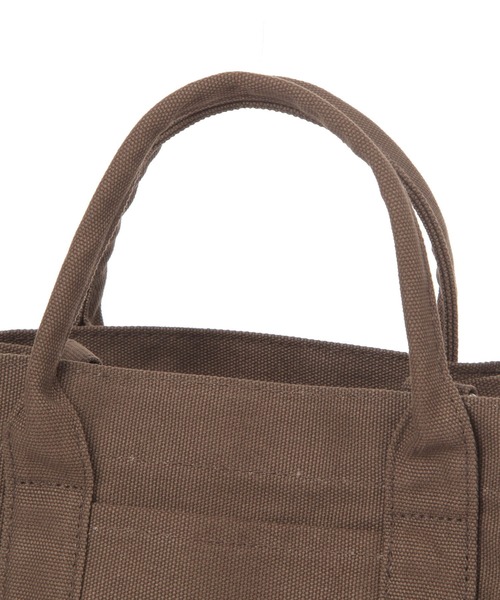 LAKOLE（ラコレ）の「キャンバス2WAYロゴトートバッグ / 572378（トートバッグ・レディース・ライトグレー/ブラウン/クリアグリーン/オフホワイト・FREE）」の16枚目の写真