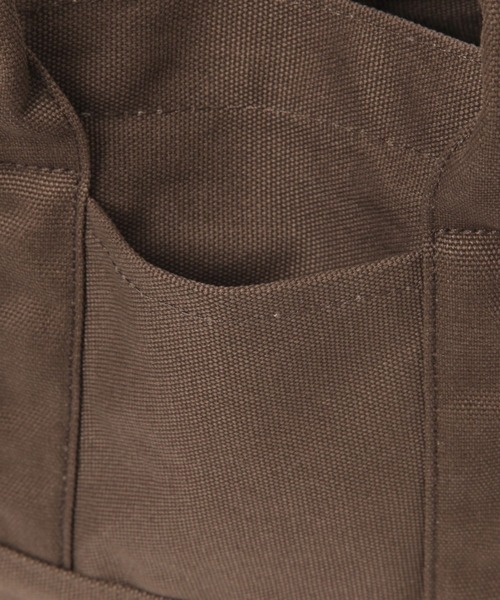 LAKOLE（ラコレ）の「キャンバス2WAYロゴトートバッグ / 572378（トートバッグ・レディース・ライトグレー/ブラウン/クリアグリーン/オフホワイト・FREE）」の12枚目の写真