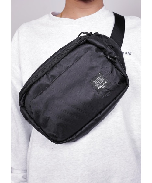 APPLEBUM（アップルバム）の「(X-Pac) Waist Bag（ボディバッグ/ウエストポーチ・メンズ・ブラック・FREE）」の2枚目の写真