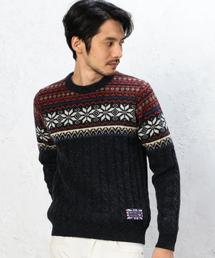 green label relaxing | GIM W SNOW C/N ニット◆(ニット/セーター)