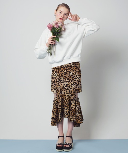 HONEY MI HONEY(ハニーミーハニー)の「shoulder pad sweat tops(スウェット・レディース・サックスブルー・FREE)」の17枚目の写真