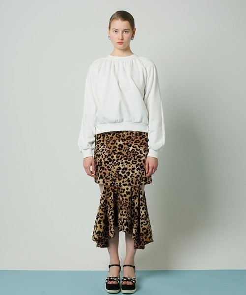 HONEY MI HONEY(ハニーミーハニー)の「shoulder pad sweat tops(スウェット・レディース・サックスブルー・FREE)」の13枚目の写真