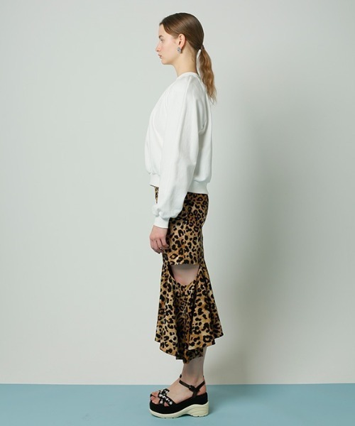 HONEY MI HONEY(ハニーミーハニー)の「shoulder pad sweat tops(スウェット・レディース・サックスブルー・FREE)」の12枚目の写真