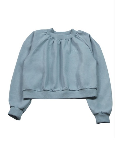 HONEY MI HONEY(ハニーミーハニー)の「shoulder pad sweat tops(スウェット・レディース・サックスブルー・FREE)」の7枚目の写真
