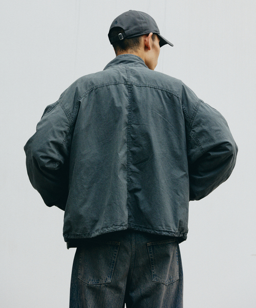 JOURNAL STANDARD（ジャーナルスタンダード）の「ショート モッズ ガーメント ダイ（モッズコート・メンズ・カーキ/チャコールグレー/オレンジ・MEDIUM/SMALL/LARGE）」の7枚目の写真