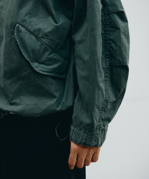 JOURNAL STANDARD（ジャーナルスタンダード）の「ショート モッズ ガーメント ダイ（モッズコート・メンズ・カーキ/チャコールグレー/オレンジ・MEDIUM/SMALL/LARGE）」の17枚目の写真