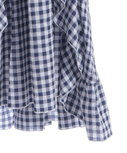 axes femme（アクシーズファム）の「チェリー刺繍チェックスカート（スカート・レディース・ネイビー/レッド・FREE）」の9枚目の写真