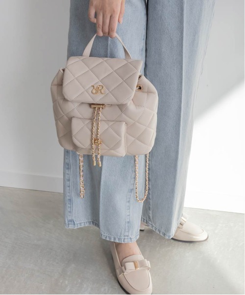 キルティングリュック・バックパック キルティングデザインリュックバッグ（バックパック/リュック）｜RANDA