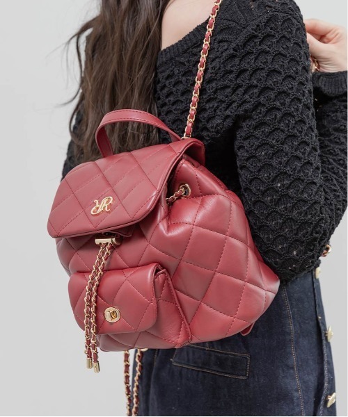 キルティングデザインリュックバッグ（バックパック/リュック）｜RANDA