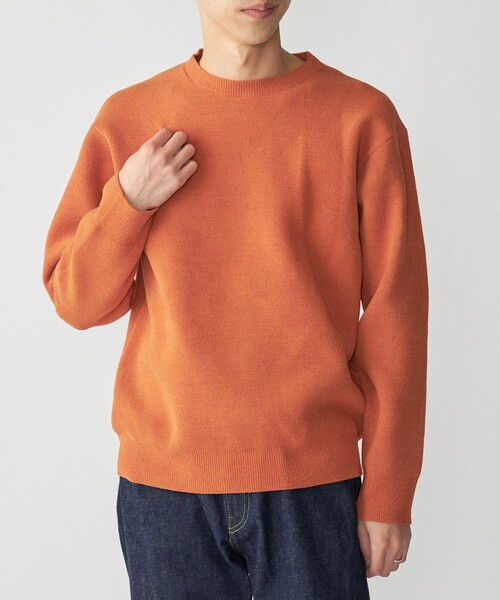 SHIPS（シップス）の「SHIPS:  〈手洗い可能〉 モール クルーネック ロングスリーブ（Tシャツ/カットソー・メンズ・ライトブルー/ベビーピンク/ライトグレー/ダークグレー・SMALL/MEDIUM/LARGE/X-LARGE）」の4枚目の写真