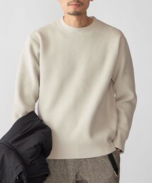 SHIPS:  〈手洗い可能〉 モール クルーネック ロングスリーブ
