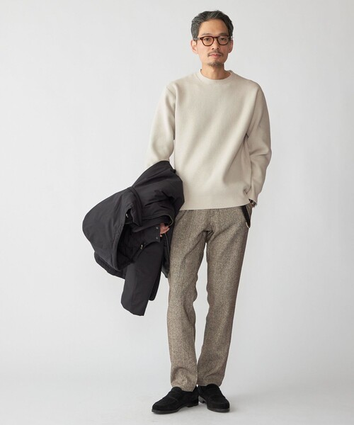 SHIPS（シップス）の「SHIPS:  〈手洗い可能〉 モール クルーネック ロングスリーブ（Tシャツ/カットソー・メンズ・ライトブルー/ベビーピンク/ライトグレー/ダークグレー・SMALL/MEDIUM/LARGE/X-LARGE）」の5枚目の写真