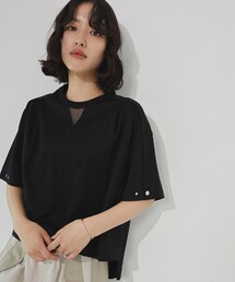 UNITED TOKYO（ユナイテッドトウキョウ）の「シルケットオーバーサイズTシャツ｜ウォッシャブル/半袖/オフィスカジュアル/夏服（Tシャツ/カットソー・レディース）」