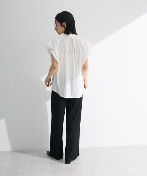 ELENCARE DUE（エレンカーレデュエ）の「・ELENCARE DUE ボウタイフレンチブラウス（シャツ/ブラウス・レディース・ブラック/オフホワイト/ブルー/ピンク・FREE）」の18枚目の写真