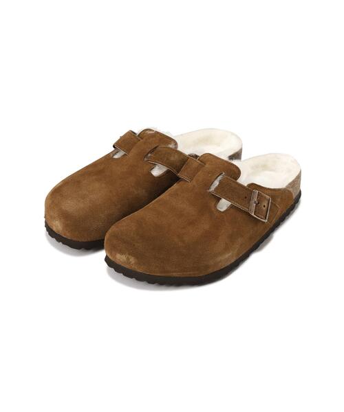 BIRKENSTOCK(ビルケンシュトック)の「BIRKENSTOCK/ビルケンシュトック/Boston Shearling/ナロー幅(サンダル・レディース・ブラック/ブラウン/ベージュ・36/37/38/39)」の2枚目の写真