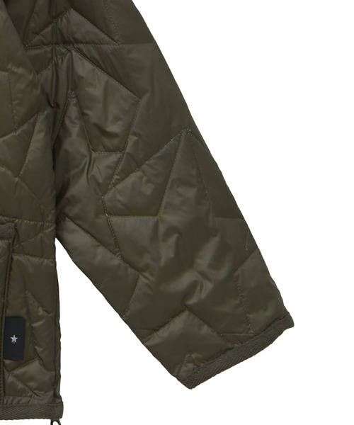TAION(タイオン)の「【TAION】MILITARY STAR★ QUILTING JACKET(KIDS)(ダウンジャケット/コート・キッズ・ベージュ/オリーブ/ブラック・4/3/2)」の11枚目の写真