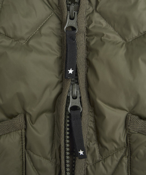 TAION(タイオン)の「【TAION】MILITARY STAR★ QUILTING JACKET(KIDS)(ダウンジャケット/コート・キッズ・ベージュ/オリーブ/ブラック・4/3/2)」の12枚目の写真