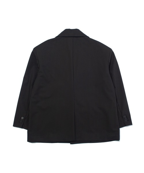 F/CE. （エフシーイー）の「F/CE. WATERPROOF POWER SHOULDER BLAZER / エフシーイー  ウォータープルーフ パワーショルダーブレザー（テーラードジャケット・メンズ・ストライプ/グレー/ブラック・SMALL/MEDIUM/LARGE）」の16枚目の写真