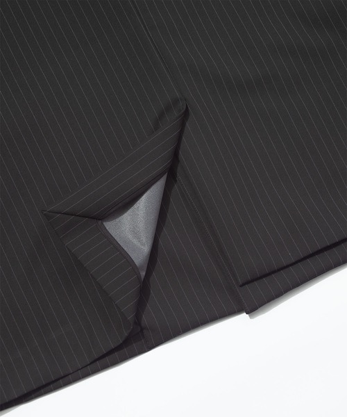 F/CE. （エフシーイー）の「F/CE. WATERPROOF POWER SHOULDER BLAZER / エフシーイー  ウォータープルーフ パワーショルダーブレザー（テーラードジャケット・メンズ・ストライプ/グレー/ブラック・SMALL/MEDIUM/LARGE）」の6枚目の写真