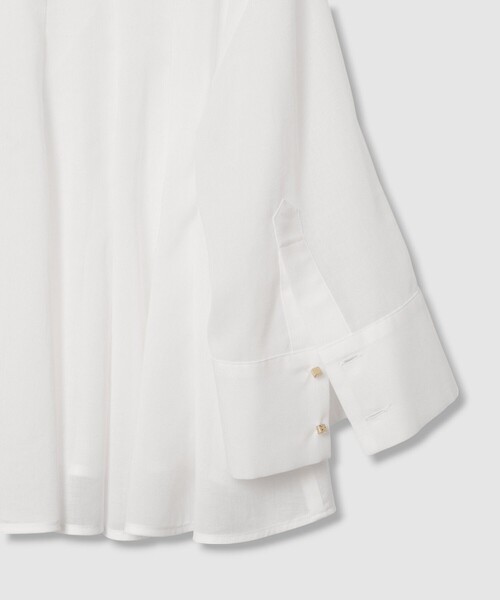 ANAYI（アナイ）の「ボイルタックシャツブラウス（シャツ/ブラウス・レディース・ホワイト/ライトブルー/ブラック・38/36）」の16枚目の写真