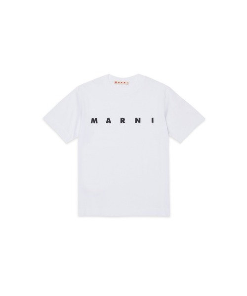 MARNI（マルニ）の「キッズ Tシャツ MARNI KID（Tシャツ/カットソー・キッズ・オフホワイト/ブラウン/ブルー/オレンジ/ブラック/ホワイト/スカイブルー・14Y/4Y/6Y/10Y/12Y/8Y）」の2枚目の写真