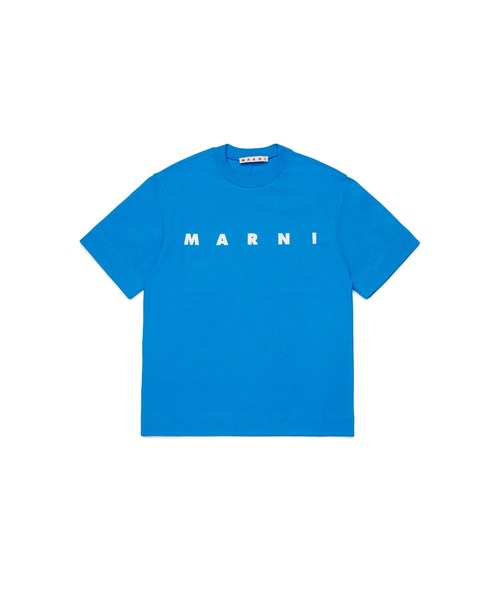 MARNI（マルニ）の「キッズ Tシャツ MARNI KID（Tシャツ/カットソー・キッズ・オフホワイト/ブラウン/ブルー/オレンジ/ブラック/ホワイト/スカイブルー・14Y/4Y/6Y/10Y/12Y/8Y）」の5枚目の写真
