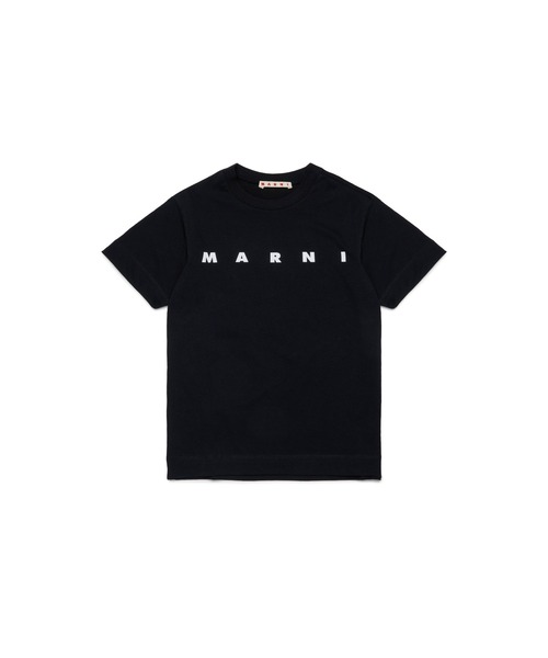 MARNI（マルニ）の「キッズ Tシャツ MARNI KID（Tシャツ/カットソー・キッズ・オフホワイト/ブラウン/ブルー/オレンジ/ブラック/ホワイト/スカイブルー・14Y/4Y/6Y/10Y/12Y/8Y）」の4枚目の写真