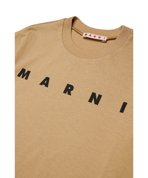 MARNI（マルニ）の「キッズ Tシャツ MARNI KID（Tシャツ/カットソー・キッズ・オフホワイト/ブラウン/ブルー/オレンジ/ブラック/ホワイト/スカイブルー・14Y/4Y/6Y/10Y/12Y/8Y）」の10枚目の写真