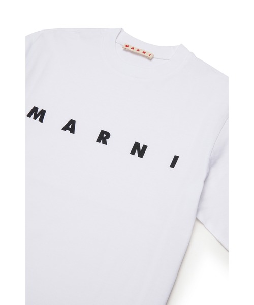 MARNI(マルニ)の「キッズ Tシャツ MARNI KID(Tシャツ/カットソー・キッズ・オフホワイト/ブラウン/ブルー/オレンジ/ブラック/ホワイト/スカイブルー・14Y/4Y/6Y/10Y/12Y/8Y)」の13枚目の写真
