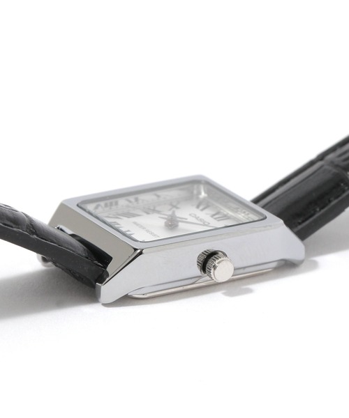 GLOBAL WORK(グローバルワーク)の「CASIO/スクエアローマ/一部店舗限定/495839(アナログ腕時計・レディース・ダークブラウン/ブラウン系その他7/ブラック・FREE)」の12枚目の写真