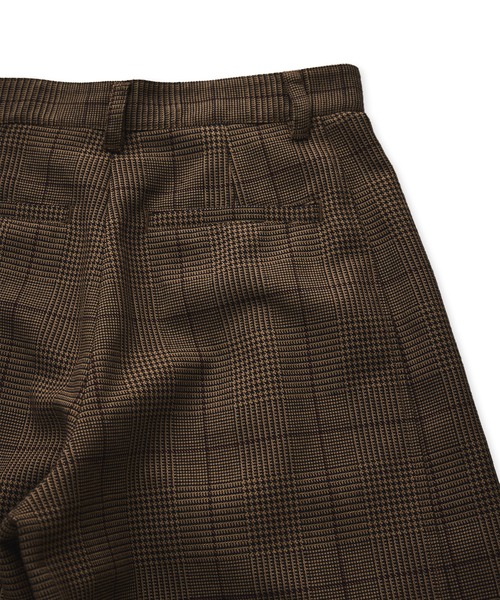 ADAM ET ROPE ツイストシームチェックワイドパンツ　36サイズ ADAM ET ROPE' パンツ ツイストシームチェックワイドパンツ