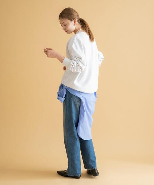 URBAN RESEARCH Sonny Label（アーバンリサーチサニーレーベル）の「USEDLIKEストレートデニム（デニムパンツ・レディース・グレー/インディゴブルー・34/36/38）」の9枚目の写真