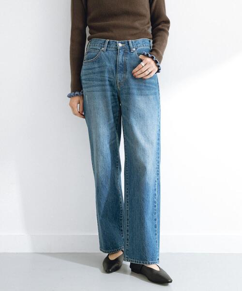 URBAN RESEARCH Sonny Label（アーバンリサーチサニーレーベル）の「USEDLIKEストレートデニム（デニムパンツ・レディース・グレー/インディゴブルー・34/36/38）」の10枚目の写真