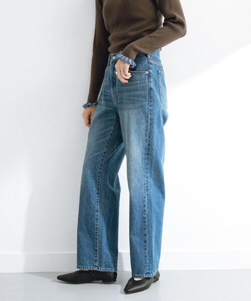 URBAN RESEARCH Sonny Label（アーバンリサーチサニーレーベル）の「USEDLIKEストレートデニム（デニムパンツ・レディース・グレー/インディゴブルー・34/36/38）」の11枚目の写真