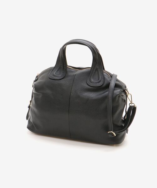 le.coeur blanc（ルクールブラン）の「MILLELA FIRENZEボストンバッグ（ボストンバッグ・レディース・モカ/ブラック・FREE）」の3枚目の写真