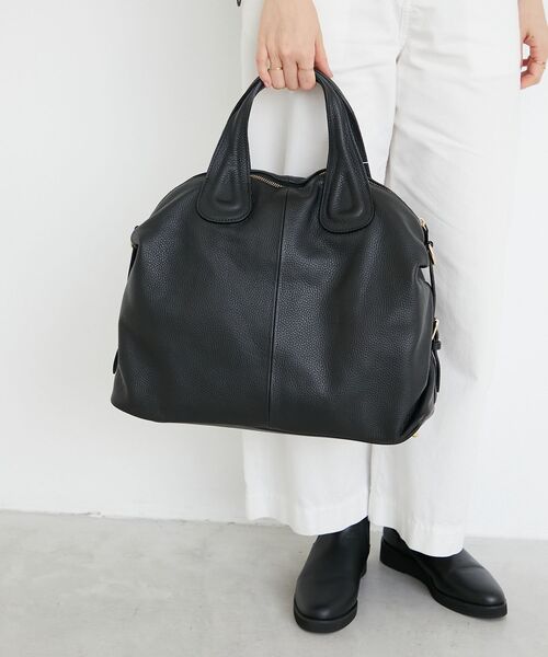 le.coeur blanc（ルクールブラン）の「MILLELA FIRENZEボストンバッグ（ボストンバッグ・レディース・モカ/ブラック・FREE）」の4枚目の写真