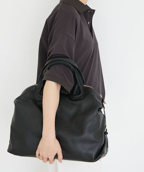 le.coeur blanc（ルクールブラン）の「MILLELA FIRENZEボストンバッグ（ボストンバッグ・レディース・モカ/ブラック・FREE）」の7枚目の写真