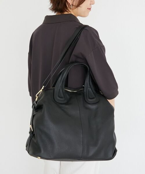 le.coeur blanc（ルクールブラン）の「MILLELA FIRENZEボストンバッグ（ボストンバッグ・レディース・モカ/ブラック・FREE）」の8枚目の写真