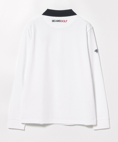 BEAMS GOLF(ビームスゴルフ)の「ORANGE LABEL / クレリック ロングスリーブ シャツ(吸水速乾・UVカット)(ポロシャツ・レディース・ホワイト/ブラック・SMALL/MEDIUM/LARGE)」の17枚目の写真