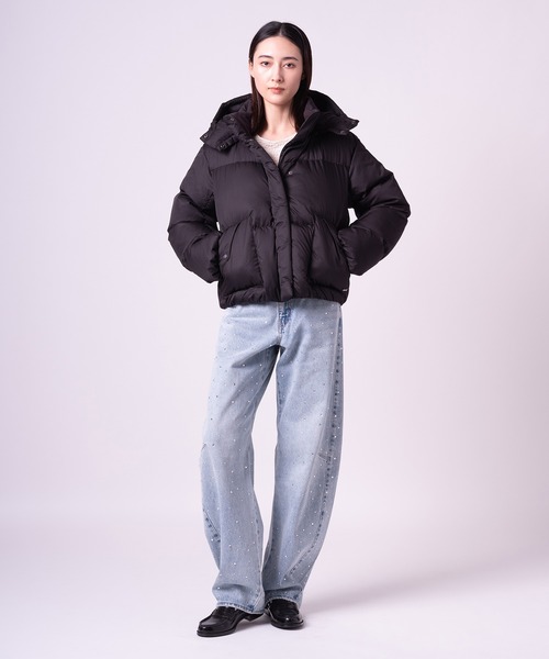 Levi's（リーバイス）の「Levi's/リーバイス ウエスタンショートバブルパファージャケット（ダウンジャケット/コート・レディース・ブラック・M/S/XS）」の4枚目の写真