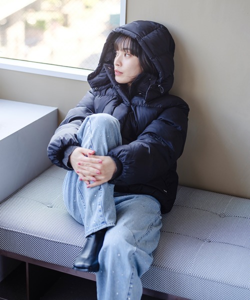 Levi's（リーバイス）の「Levi's/リーバイス ウエスタンショートバブルパファージャケット（ダウンジャケット/コート・レディース・ブラック・M/S/XS）」の16枚目の写真