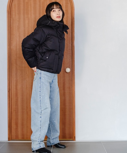 Levi's（リーバイス）の「Levi's/リーバイス ウエスタンショートバブルパファージャケット（ダウンジャケット/コート・レディース・ブラック・M/S/XS）」の18枚目の写真