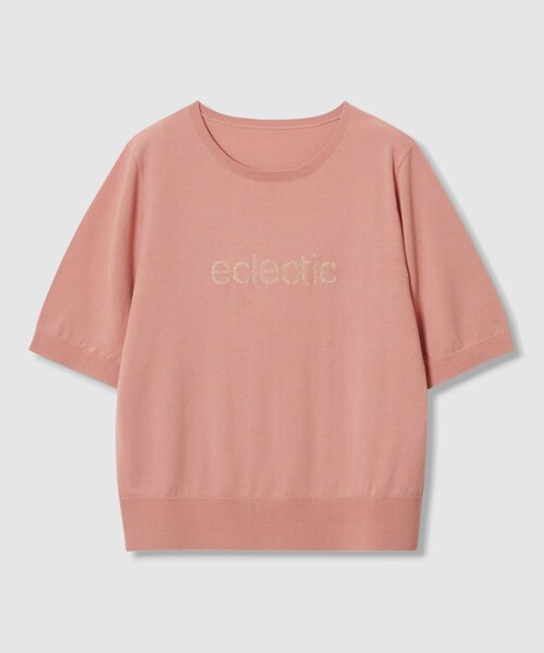 ANAYI(アナイ)の「ECLECTIC ロゴプルオーバー(ニット/セーター・レディース・チャコールグレー/オフホワイト/ピンク・38/36)」の18枚目の写真