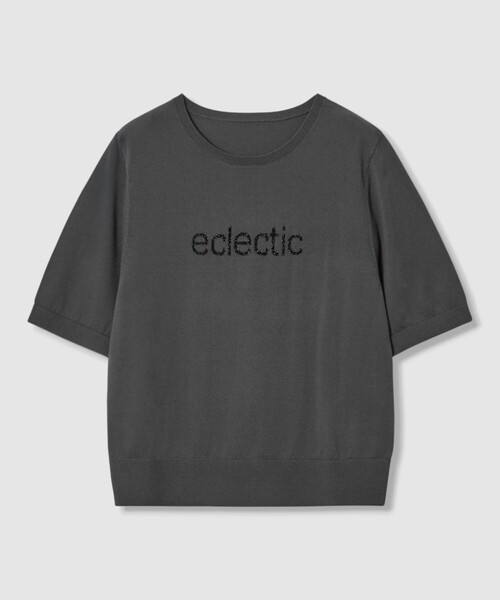 ANAYI(アナイ)の「ECLECTIC ロゴプルオーバー(ニット/セーター・レディース・チャコールグレー/オフホワイト/ピンク・38/36)」の22枚目の写真
