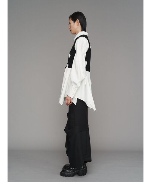 UN3D.（アンスリード）の「INSERT DESIGN SK / インサートデザインスカート（スカート・レディース・ブラック・38/36）」の9枚目の写真